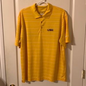 Men’s Nike DRI-FIT LSU Golf shirt size M